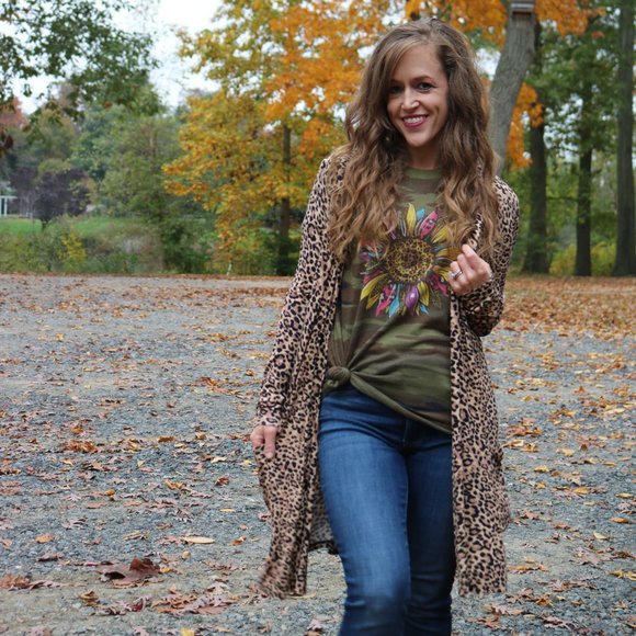 Zenana Outfitters Sweaters - Zenana Cheetah Print Cardigan